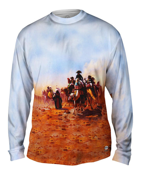 Jeanleon Gerome - "General Bonaparte With His Military Staff In Egypt" (1863)&nbsp;Mens Long Sleeve