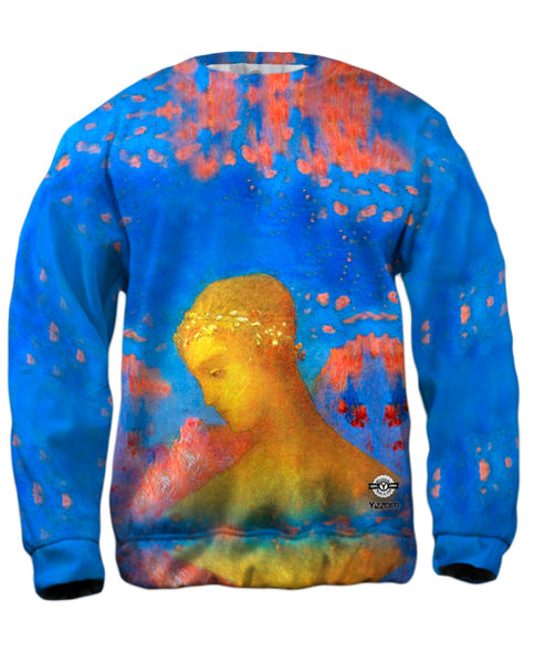 Odilon Redom - "Beatrice" (1885)&nbsp;Mens Sweatshirt