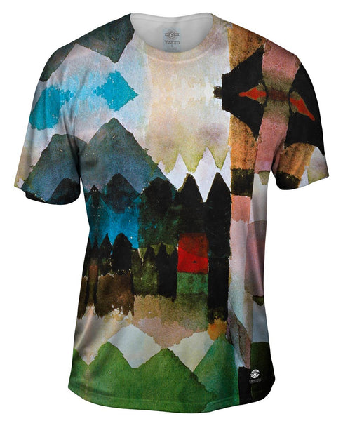 Paul Klee - "Fohn im Marc_#_schen Garten" (1915) Mens T-Shirt