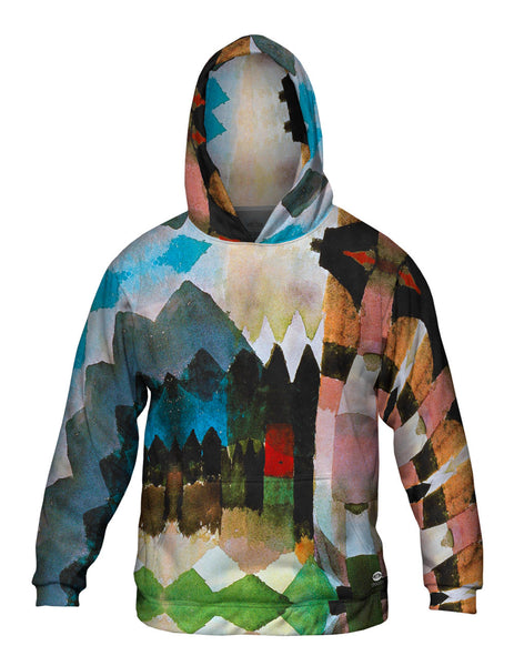 Paul Klee - "Fohn im Marc_#_schen Garten" (1915) Mens Hoodie Sweater