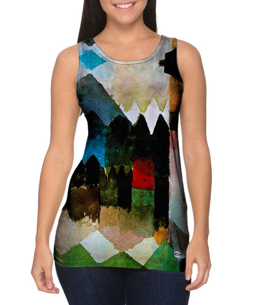 Paul Klee - "Fohn im Marc_#_schen Garten" (1915)&nbsp;Womens Tank Top