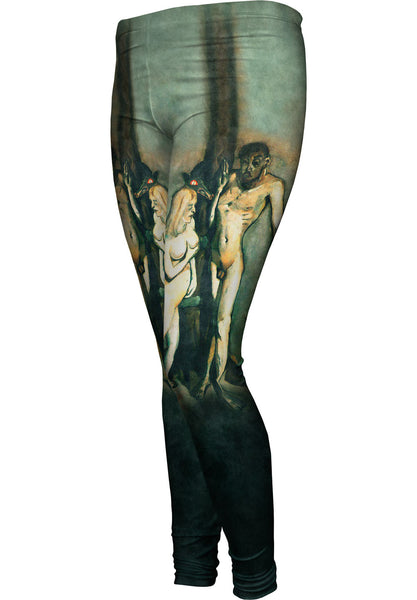 Max Beckman - "Adam And Eva" (1917)&nbsp;Womens Leggings