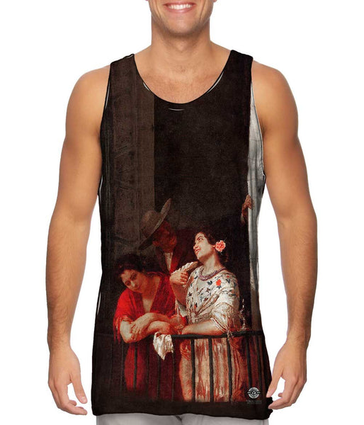 Mary Cassatt - "The Flirtation A Balcony in Seville" (1872)&nbsp;Mens Tank Top