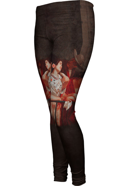 Mary Cassatt - "The Flirtation A Balcony in Seville" (1872)&nbsp;Womens Leggings