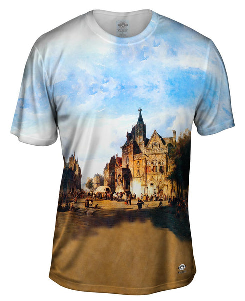 Cornelis Springer - "City View" (1891)&nbsp;Mens T-Shirt