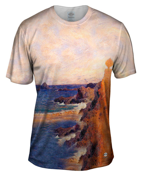 Paul Guaquin - "Coastal Hand Scape" (1855)&nbsp;Mens T-Shirt