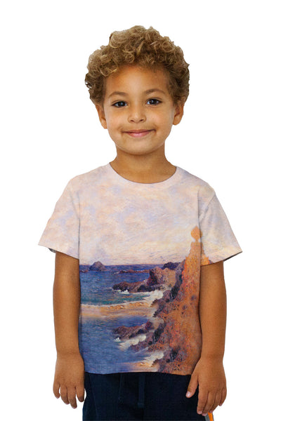 Kids Paul Guaquin - "Coastal Hand Scape" (1855)&nbsp;Kids T-Shirt