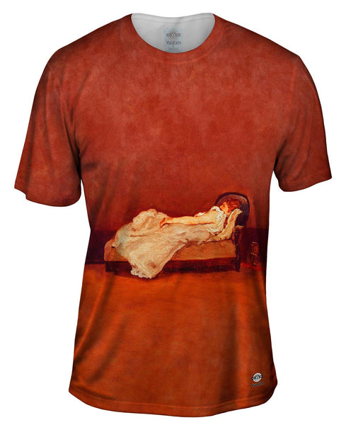 Paul Guaquin - "Mette asleep On A Sofa" (1875)&nbsp;Mens T-Shirt