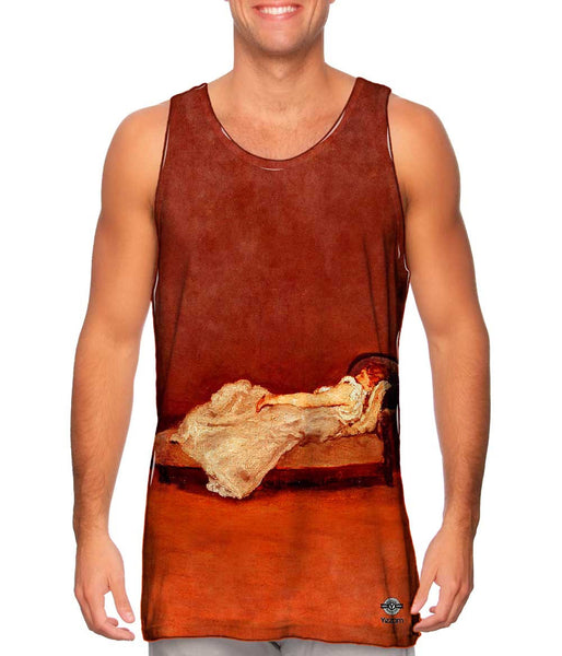 Paul Guaquin - "Mette asleep On A Sofa" (1875)&nbsp;Mens Tank Top