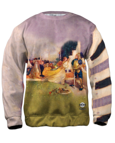 William Russell Flint - "Seventh of William Russell Flint_#_s Princess Ida" (1909) Mens Sweatshirt