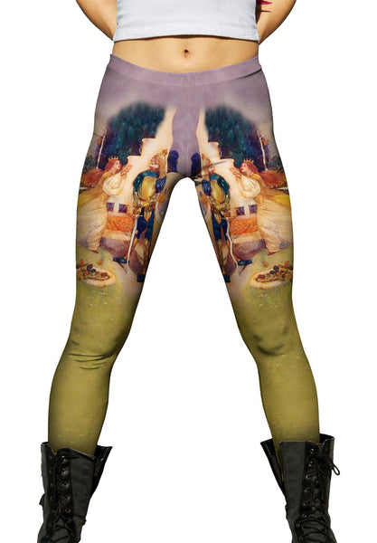 William Russell Flint - "Seventh of William Russell Flint_#_s Princess Ida" (1909)&nbsp;Womens Leggings