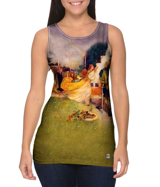 William Russell Flint - "Seventh of William Russell Flint_#_s Princess Ida" (1909)&nbsp;Womens Tank Top