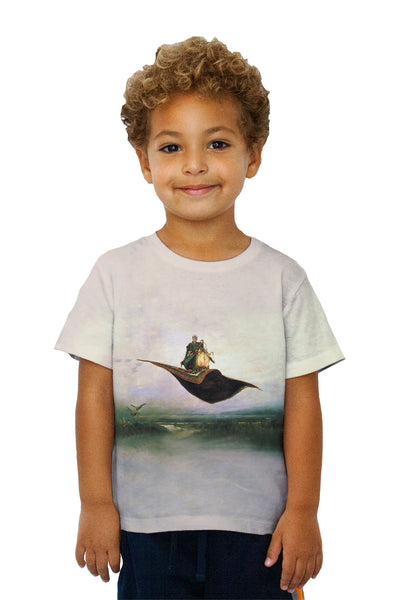 Kids Viktor M. Vasnetsov - "The Flying Carpet" (1880)&nbsp;Kids T-Shirt