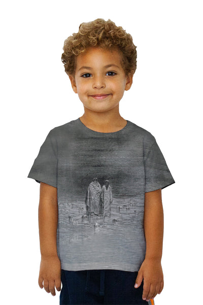 Kids Gustave Dore - "Cocytus-Traitors" Kids T-Shirt