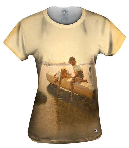 Albert Edelfelt - "The Little Boat" (1884)&nbsp;Womens Top