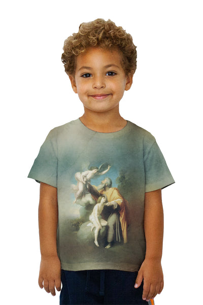 Kids Santiago Rebull - "The Sacrifice of Isaac" (1857)&nbsp;Kids T-Shirt