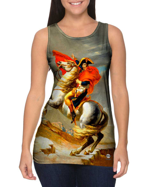 Jacques-Louis David - "Bonaparte franchissant le Grand-Saint-Bernard" (1801)&nbsp;Womens Tank Top