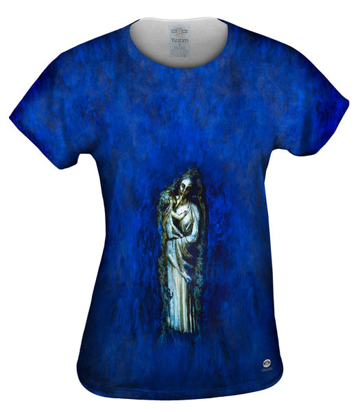 "Madonna With Garland" Womens Top