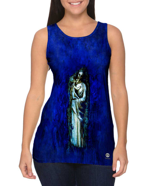 "Madonna With Garland" Womens Tank Top