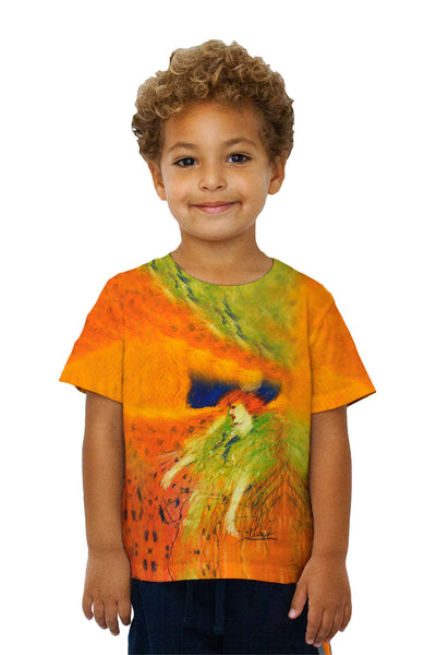 Kids Pablo Picasso - "Woman With Blue Hat" (1901) Kids T-Shirt