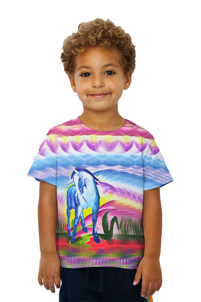 Kids Franz Marc - "Blaues Pferd I" (1914)&nbsp;Kids T-Shirt
