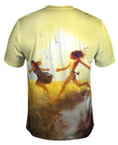 N.C. Wyeth - "The children were playing at marriage-by-capture"