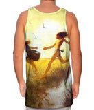 N.C. Wyeth - "The children were playing at marriage-by-capture"