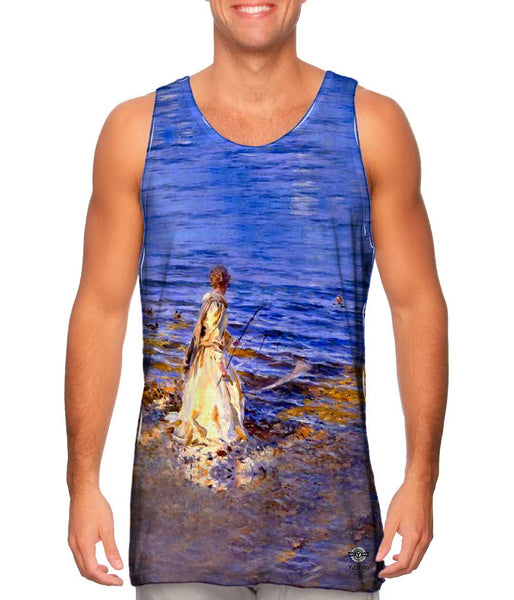 John Singer - "Girl Fishing" (1913)&nbsp;Mens Tank Top