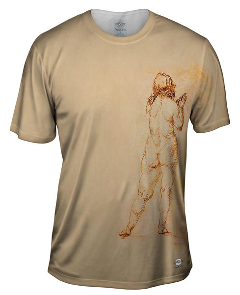 Albrech Durer - "Female Nude Praying" (1514) Mens T-Shirt