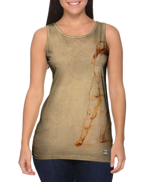 Albrech Durer - "Female Nude Praying" (1514) Womens Tank Top