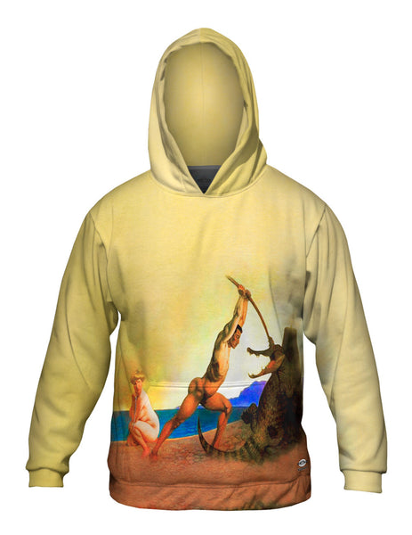 Albrecht Durer - "Persee Killing The Dragon" (1910)&nbsp;Mens Hoodie Sweater