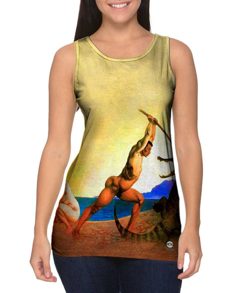 Albrecht Durer - "Persee Killing The Dragon" (1910) Womens Tank Top
