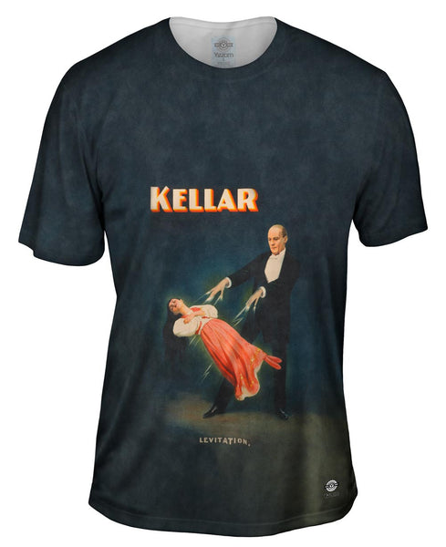 "Kellar, Levitation, Magician Poster" Mens T-Shirt