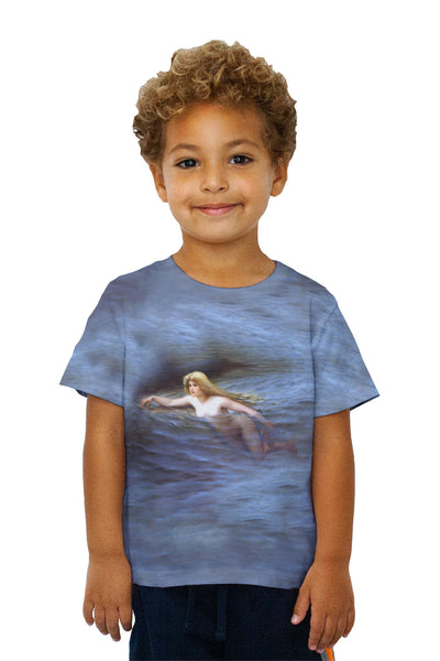 Kids Luis Ricardo Falero - "Nymphe" (1896)&nbsp;Kids T-Shirt