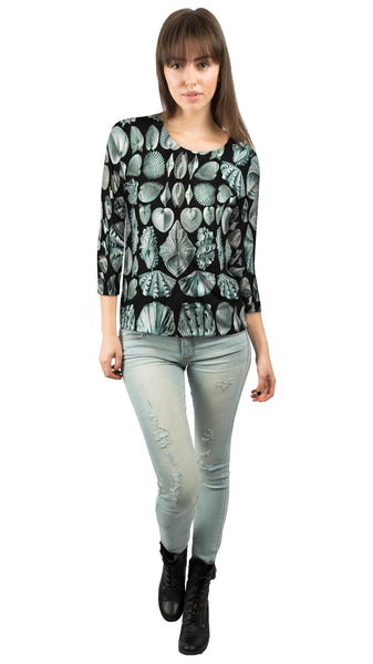 Ernst Haeckel - "Haeckel Acephala" (1904)&nbsp;Womens 3/4 Sleeve