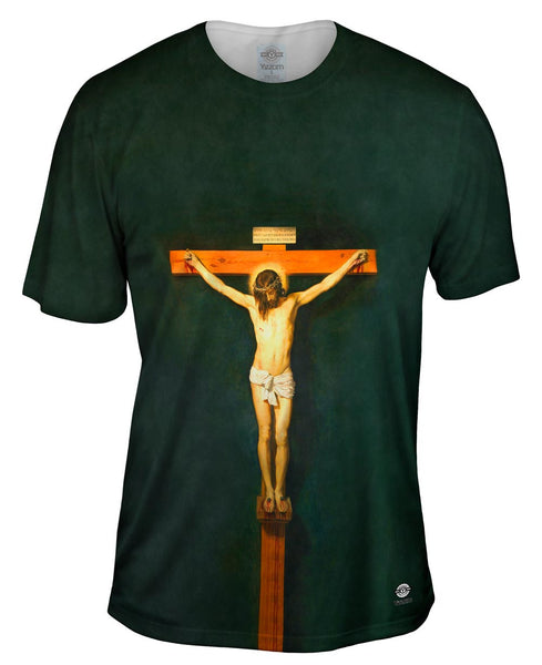Diego Velázquez - "Christ crucified" (1632) Mens T-Shirt