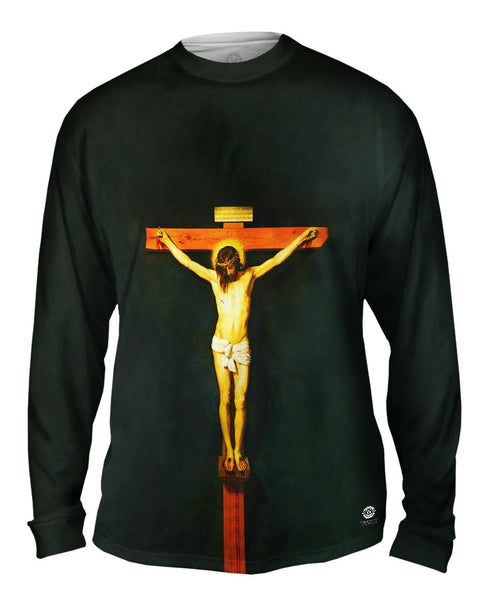 Diego Velázquez - "Christ crucified" (1632) Mens Long Sleeve
