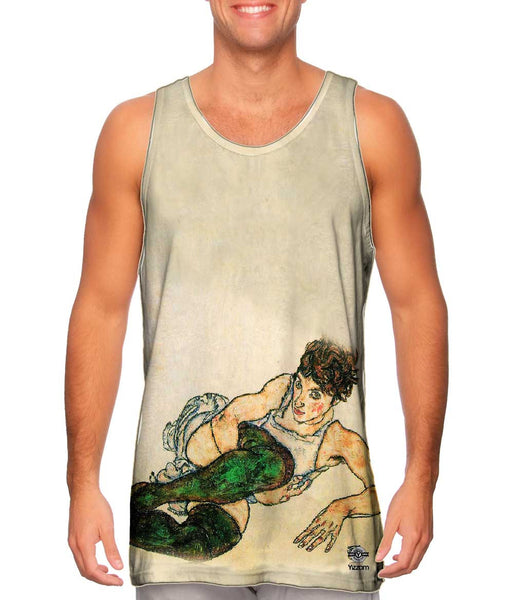 Kenyon Cox - "Green Stockings"&nbsp;Mens Tank Top