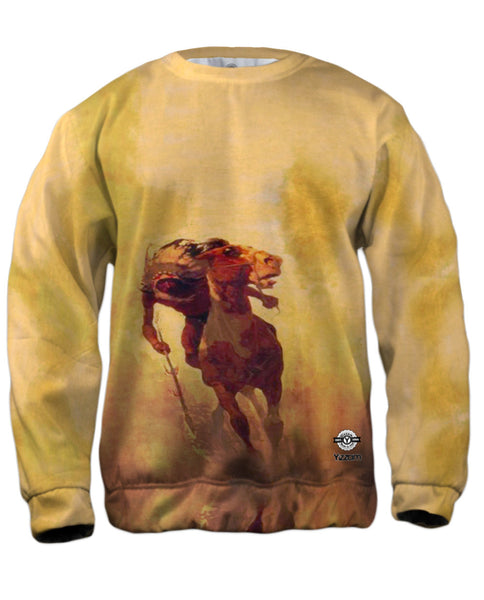 Newell Convers Wyeth - "The Indian Lance" Mens Sweatshirt