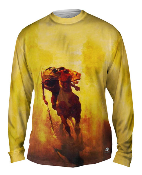 Newell Convers Wyeth - "The Indian Lance" Mens Long Sleeve