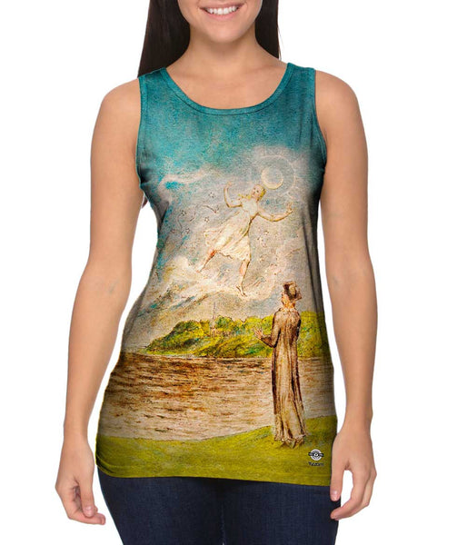 William Blake - "The Wandering Moon" (1816)&nbsp;Womens Tank Top