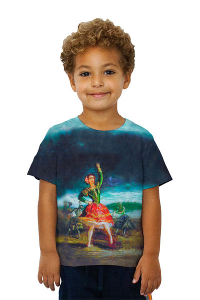Kids Theodore Chasseriau - "La Petra Camara" (1854) Kids T-Shirt