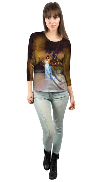 Auguste Toulmouche - "An Elegant Beauty" (1883)&nbsp;Womens 3/4 Sleeve
