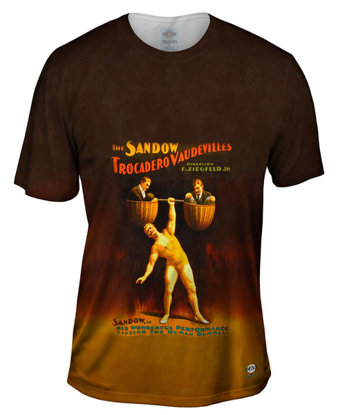 Strobridge Lithograph Co., Cincinnati & New York - "The Sandow Trocadero Vaudevilles," (1894)&nbsp;Mens T-Shirt