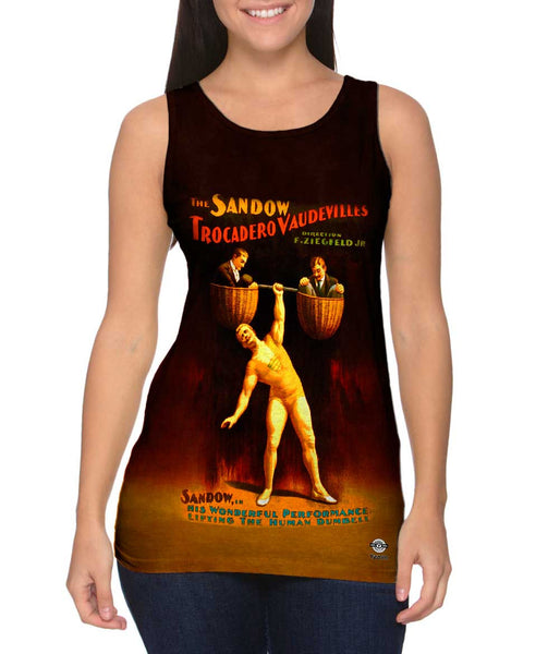 Strobridge Lithograph Co., Cincinnati & New York - "The Sandow Trocadero Vaudevilles," (1894)&nbsp;Womens Tank Top
