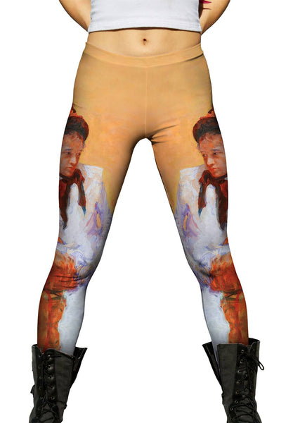 Mary Cassatt - "Self-portrait" (1878)&nbsp;Womens Leggings