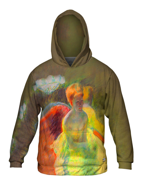 Mary Cassatt - "Cassatt Mary At The Theater" (1879)&nbsp;Mens Hoodie Sweater