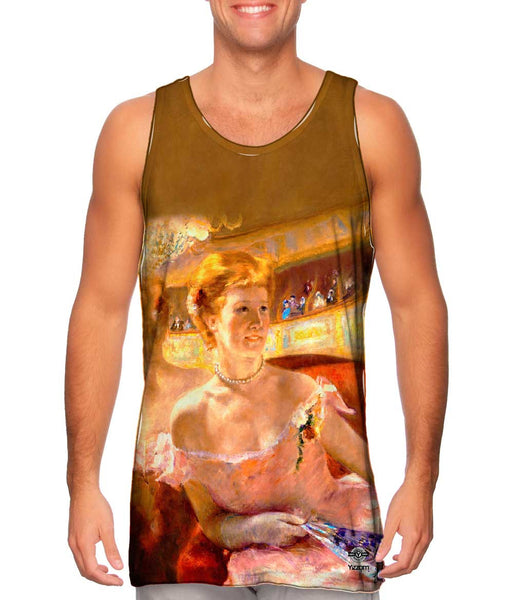 Mary Cassatt - "Woman with a Pearl Necklace in a Loge" (1879)&nbsp;Mens Tank Top