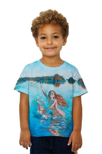 Kids Akseli Gallen-Kallela - "Aino Myth, Triptych" (1891)&nbsp;Kids T-Shirt