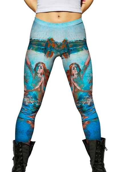 Akseli Gallen-Kallela - "Aino Myth, Triptych" (1891)&nbsp;Womens Leggings